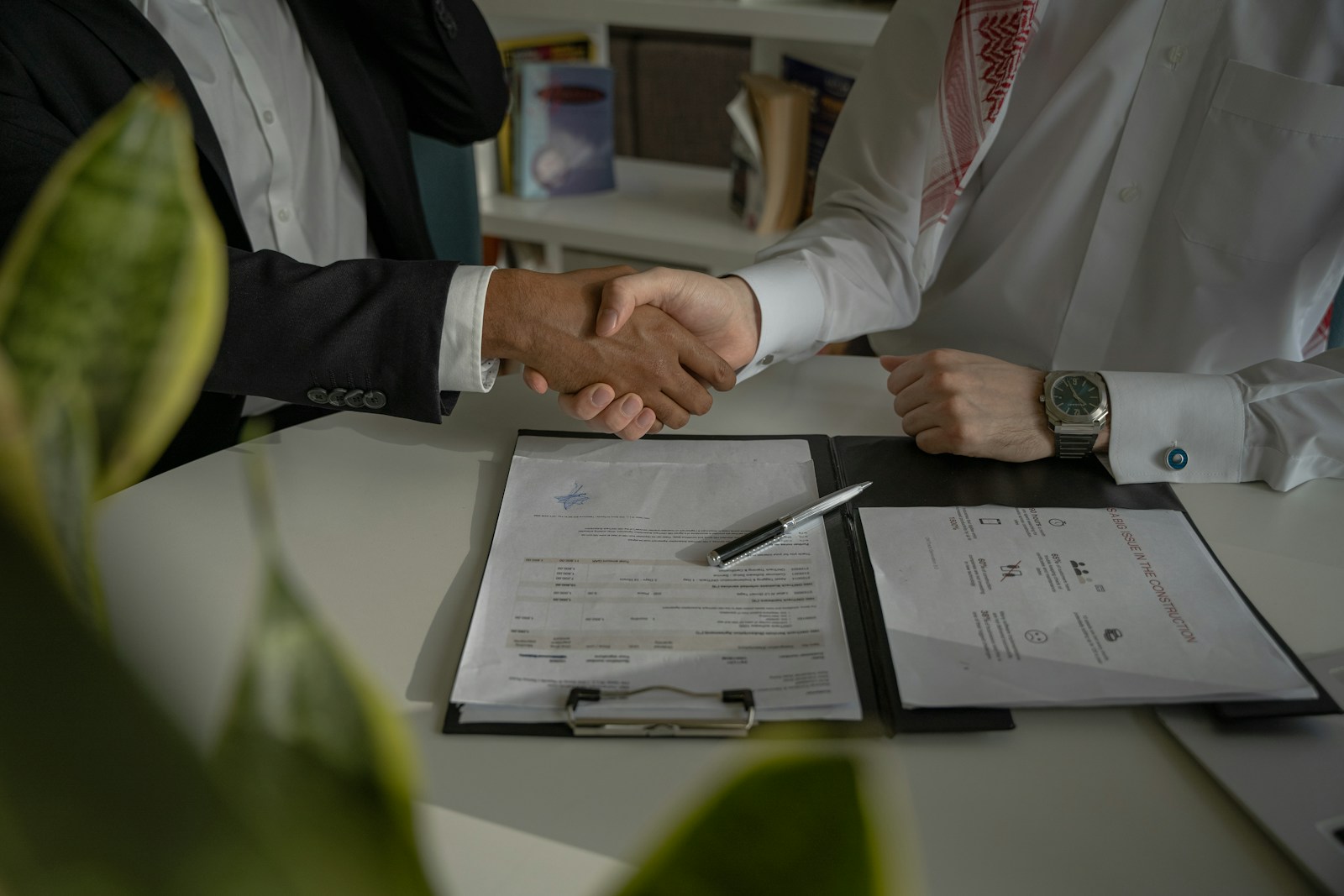 Investment agreement signed between two people